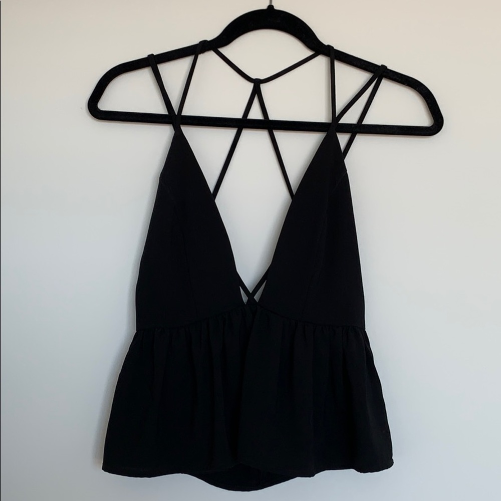 Strappy V Neck Tank